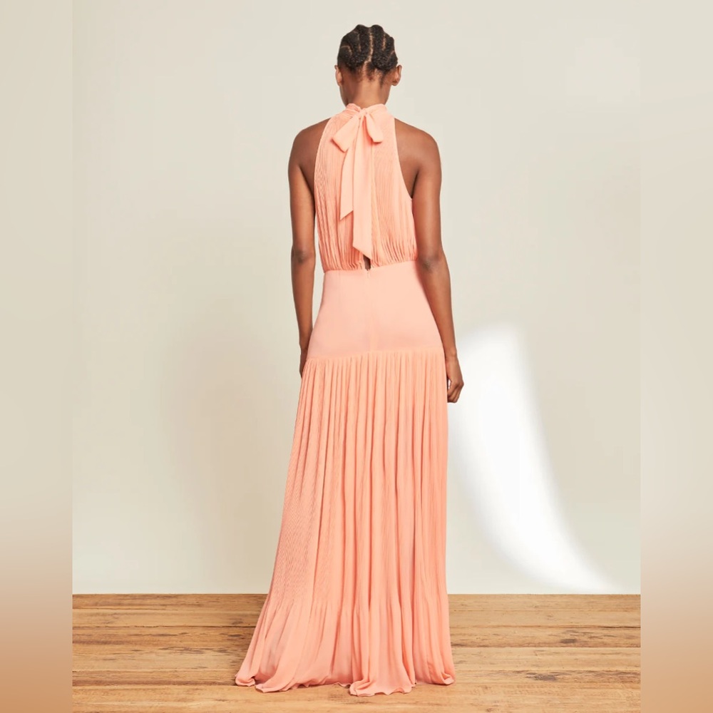 Gorgeous Lilliana Pleated Halter Maxi Dress - Picture 3 of 9
